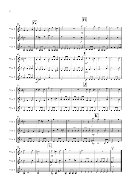 Coventry Carol For Violin Trio Page 2