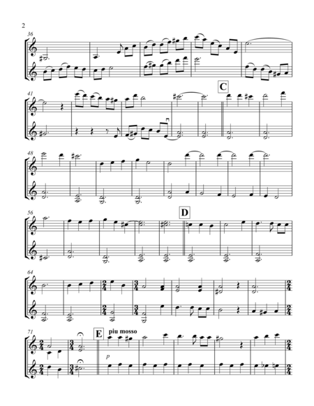 Coventry Carol Variations For Violin Duet Page 2