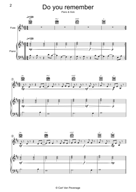 Cp002sol Do You Remember Piano And Solo Page 2