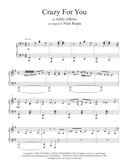 Crazy For You Advanced Intermediate Jazz Piano Page 2