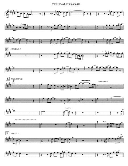 Creep Alto Sax Page 2