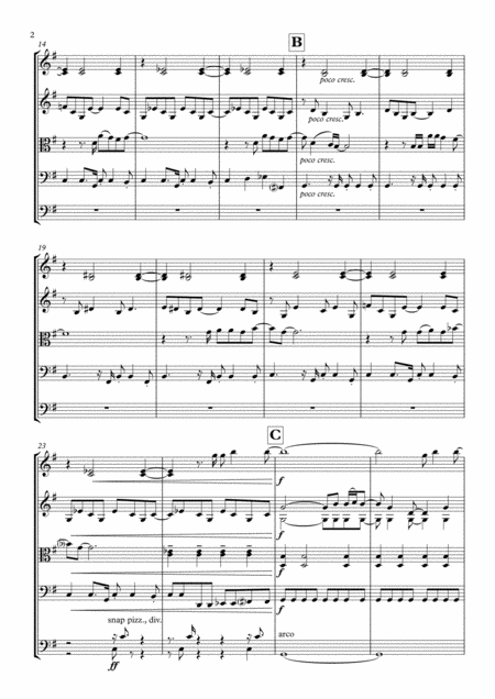 Creep String Quintet String Orchestra Page 2