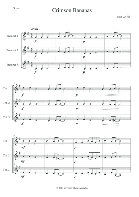 Crimson Bananas For Trumpet Trio Page 2