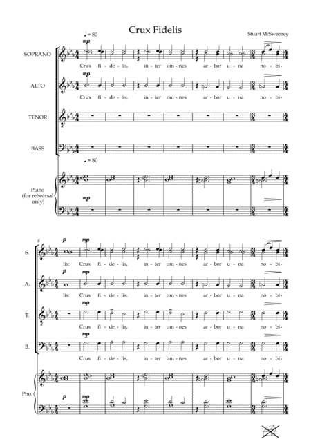 Crux Fidelis Satb Page 2