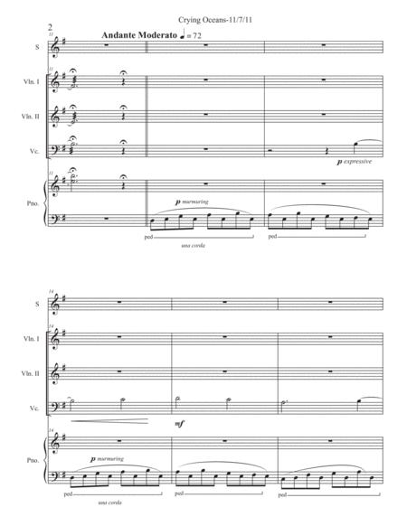 Crying Oceans Full Score Score Only Page 2