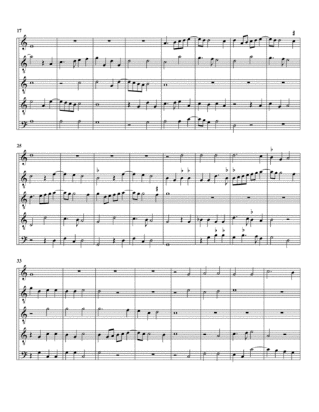 Cueur Langoureulx Arrangement For 5 Recorders Page 2