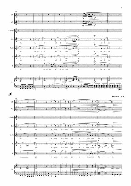 Cum Ortus Fuerit With Oboe And Clarinet Version Page 2