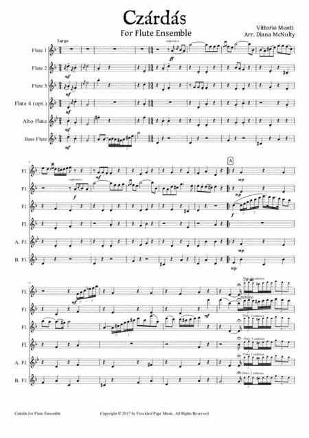 Czrds For Flute Ensemble Page 2