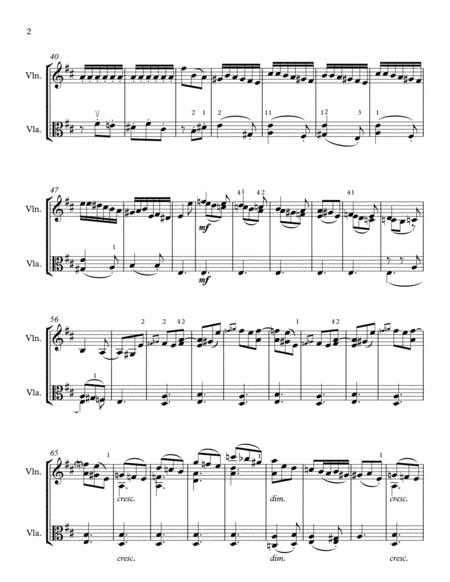 D Scarlatti Sonata In D K 96 For Violin And Viola Page 2