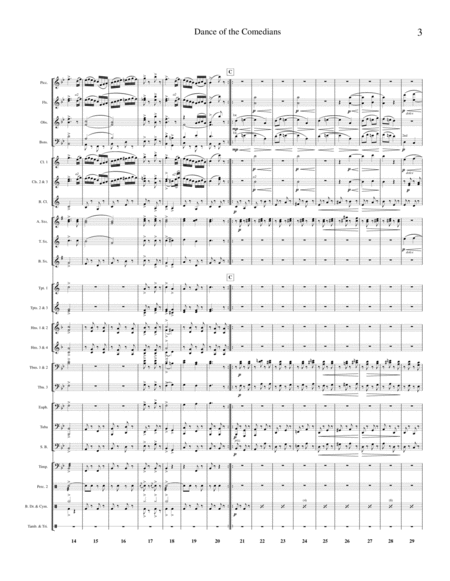 Dance Of The Comedians From The Bartered Bride Concert Band Transcription Page 2