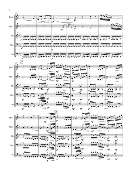 Dance Of The Flutes Lower Brass From The Nutcracker Suite Page 2