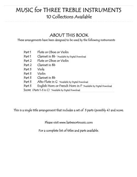 Dance Of The Reed Flutes From The Nutcracker For Woodwind Trio Flute Oboe Clarinet Page 2