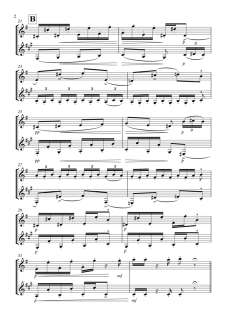 Dance Of The Sugar Plum Fairy Flute Clarinet Duet Page 2