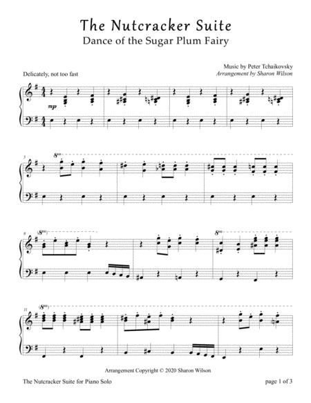 Dance Of The Sugar Plum Fairy From Tchaikovsky Nutcracker Suite Piano Solo Page 2