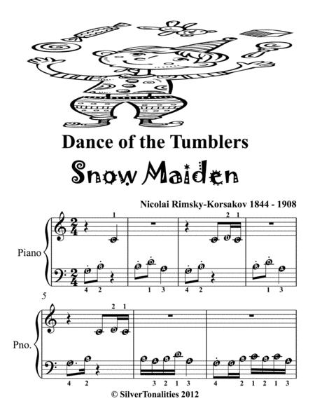 Dance Of The Tumblers Snow Maiden Beginner Piano Sheet Music Page 2