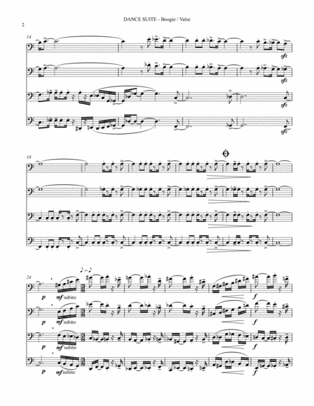 Dance Suite For Three Trombones Tuba Page 2