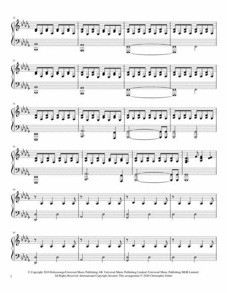 Dancing On My Own Calum Scott Original Piano Part Page 2