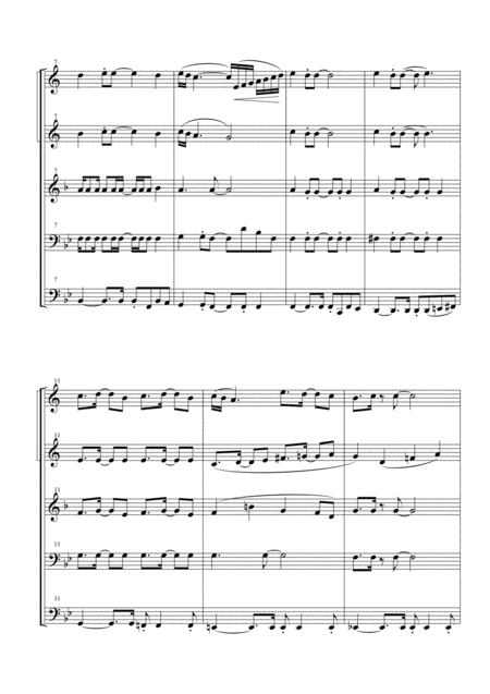 Dancing Queen By Abba For Brass Quintet Page 2