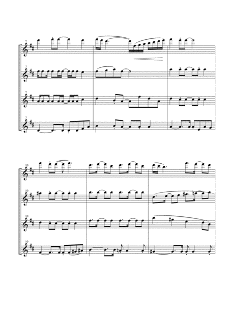 Dancing Queen By Abba For Flute Quartet Page 2