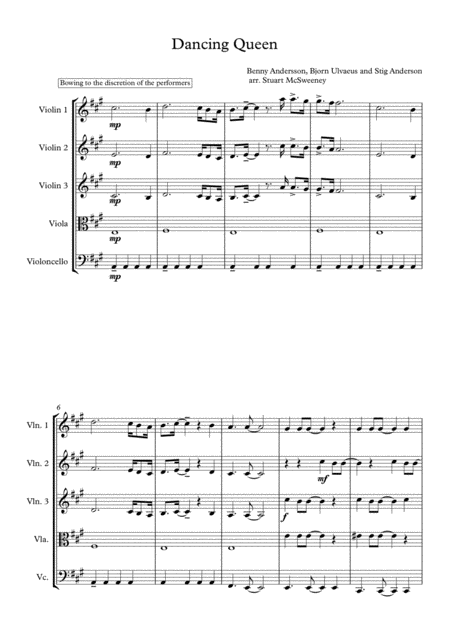 Dancing Queen String Ensemble Page 2