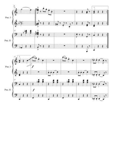 Dancing Stars Waltz For Piano 4 Hands Page 2