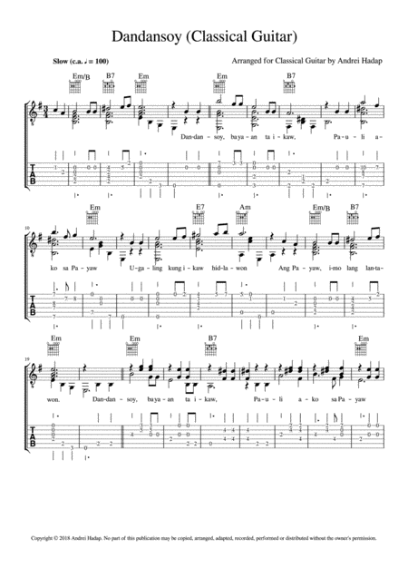 Dandansoy Fingerstyle Guitar With Tab Page 2