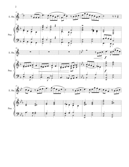 Danny Boy A Londonderry Air Arranged For English Horn And Piano Page 2