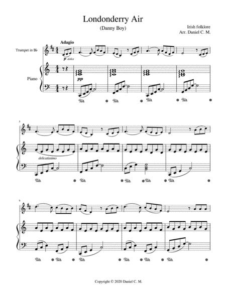 Danny Boy For Bb Trumpet And Piano Page 2