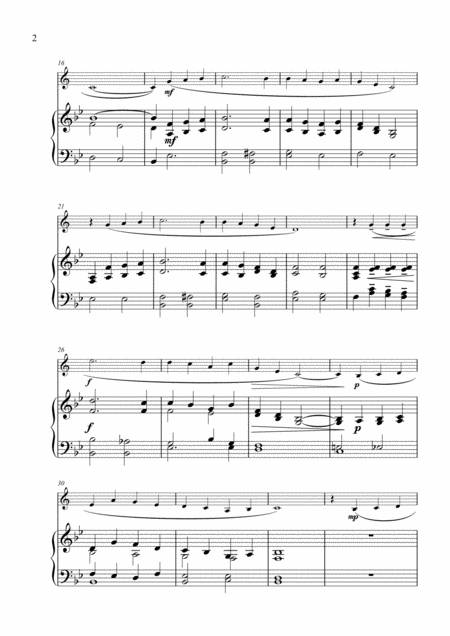 Danny Boy For Solo Clarinet And Piano Page 2