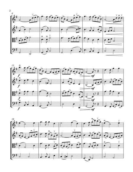 Danny Boy String Quartet Page 2