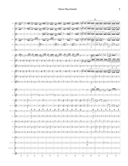 Danse Bacchanale From Samson And Delilah Transcribed For Concert Band Page 2