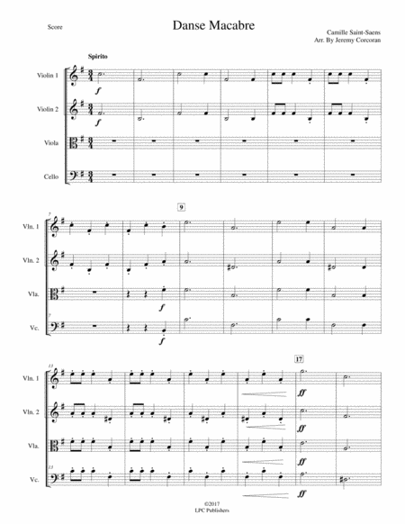 Danse Macabre For String Quartet Page 2