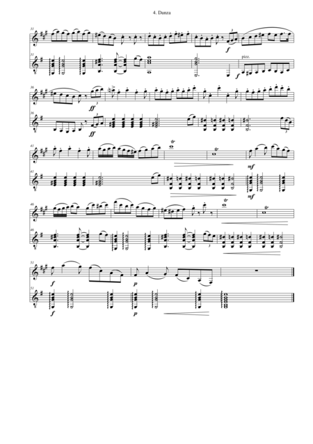 Danza For Clarinet And Classical Guitar Page 2