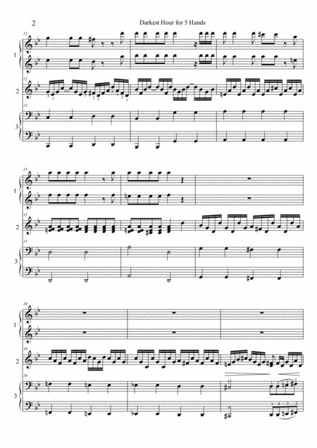 Darkest Hour Piano 5 Hands Page 2