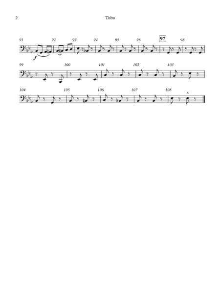 Dawn Of The Century For Brass Quintet Parts Page 2