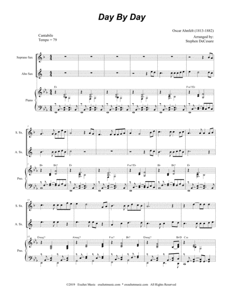 Day By Day Duet For Soprano And Alto Saxophone Page 2