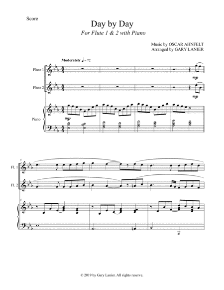 Day By Day Flute 1 2 With Piano Score Parts Included Page 2