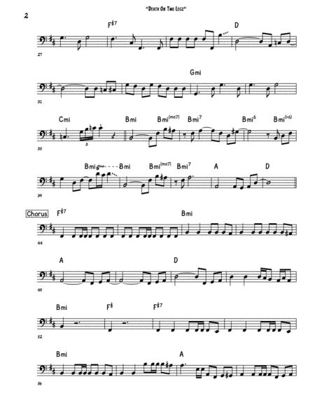 Death On Two Legs Bass Guitar Page 2