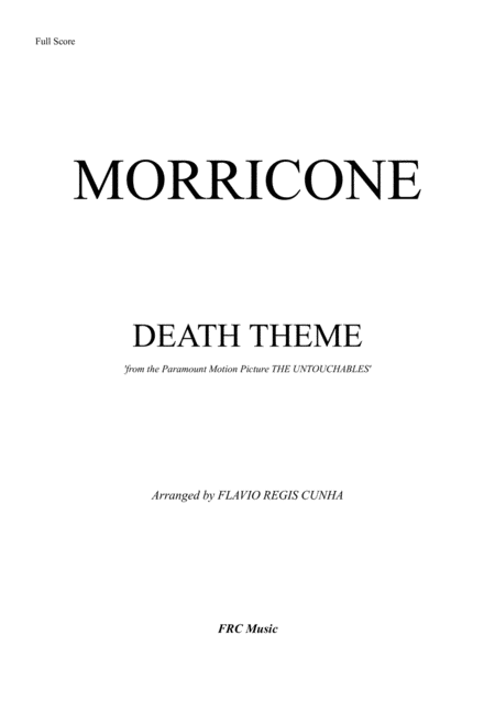 Death Theme From The Paramount Motion Picture The Untouchables For String Orchestra Page 2