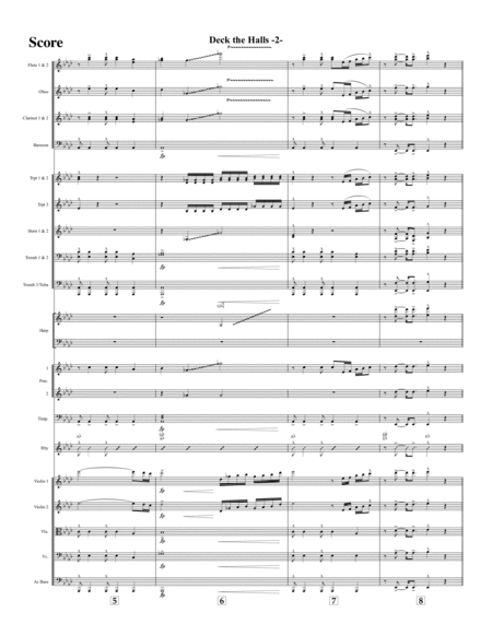 Deck The Halls For Trumpet Trio And Orchestra Page 2