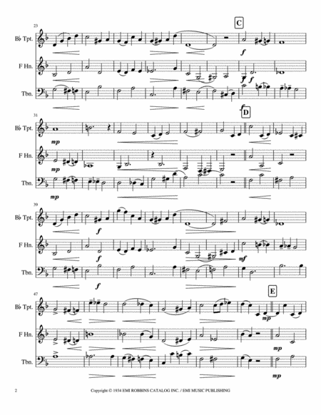 Deep Purple For Brass Trio Page 2