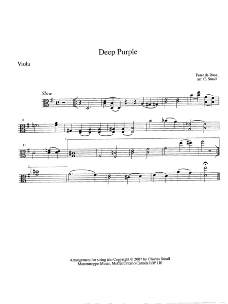 Deep Purple String Trio Page 2