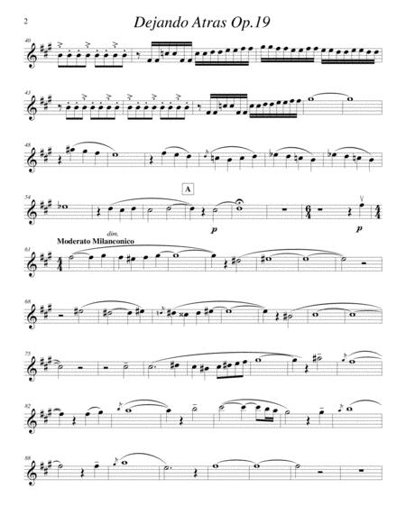 Dejando Atrs Op 19 Alto Sax Page 2