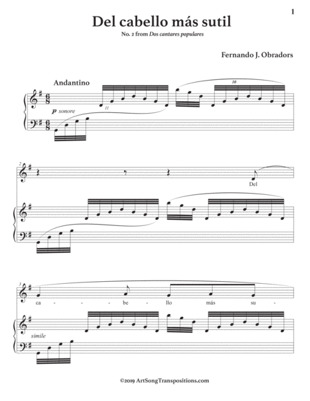 Del Cabello Ms Sutil G Major Page 2