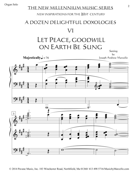 Delightful Doxology Vi Let Songs Of Hope And Faith Arise Organ A Page 2