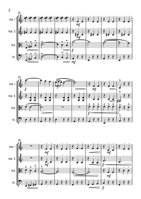 Delilah String Quartet Page 2