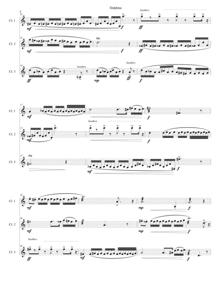 Delphine For Clarinet Trio Canon A 3 Page 2