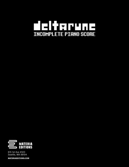 Deltarune Incomplete Piano Score Sheet Music From The Game Deltarune Chapter 1 Page 2