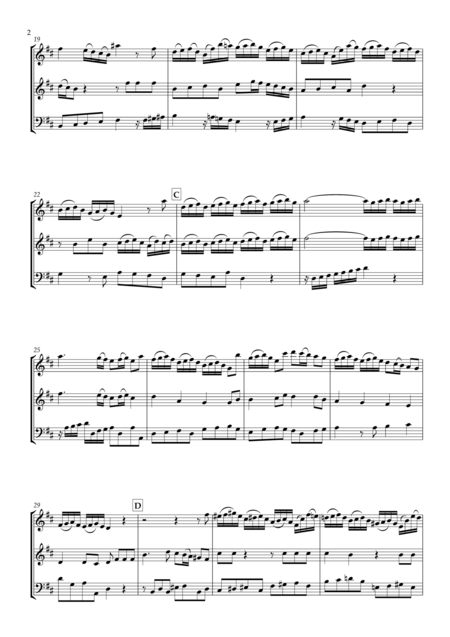 Dem Himmel Gliecht From Brockes Passion Hwv 48 For Two Violins Violoncello Page 2