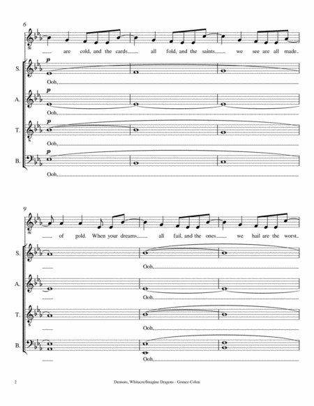 Demons A Cappella Page 2